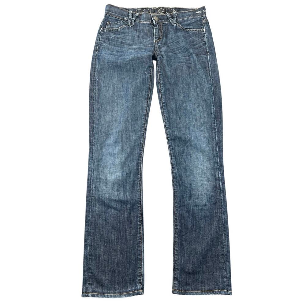 Goldsign Misfit Slim Bootcut Jeans Dark Wash Made in USA Women’s 26